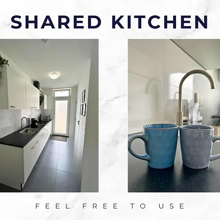 City, New And A Kitchen Prázdninový dům